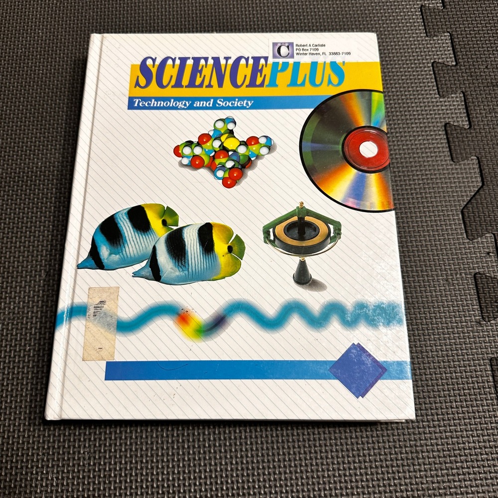 SciencePlus Technology and Society Level Blue Textbook 1993 Holt 0030947928